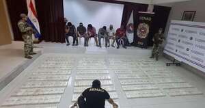 La Nación / Senad se incautó de 456 kilos de cocaína en el departamento de Misiones
