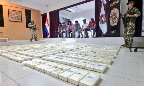 Operativo perla negra: Senad captura a 6 personas e incauta más de 456 kilos de cocaín