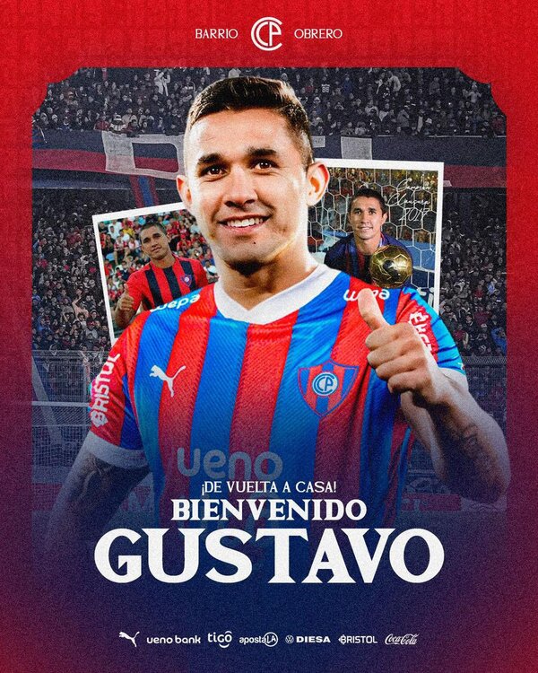 Cerro Porteño oficializó la contratación de Gustavo Velázquez - Unicanal