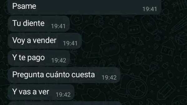 Expatrona le pidió el paladar que le regaló