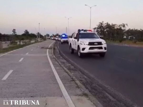 Video: Patrullaje convoy de la Policía Nacional