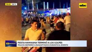 Video: Fiesta Hawaiana termina a los golpes - ABC Noticias - ABC Color