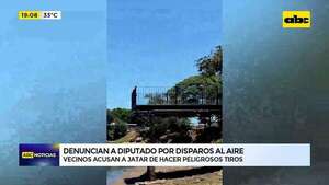 Video: Denuncian a diputado por disparos al aire  - ABC Noticias - ABC Color