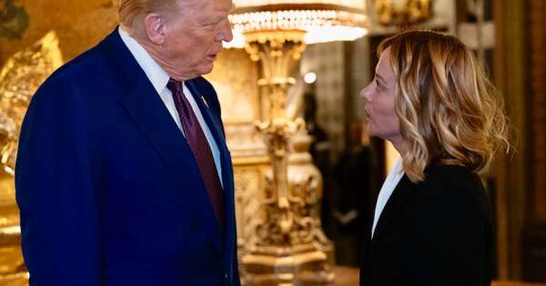 La Nación / Meloni hace una visita no oficial a Donald Trump