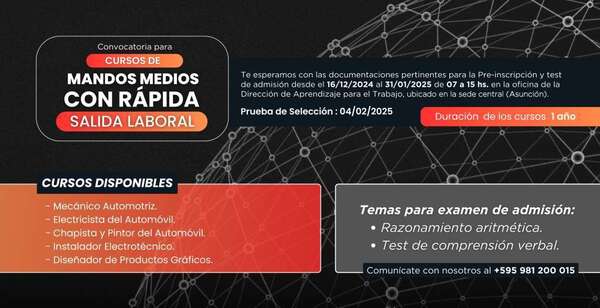 El SNPP cuenta con capacitaciones para rápida salida laboral