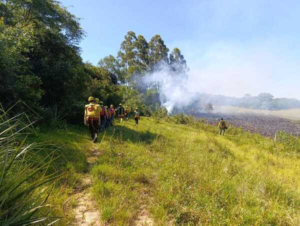 Buscan a responsables de incendios en zona de Ecovía Luque - San Bernardino - 1000 Noticias
