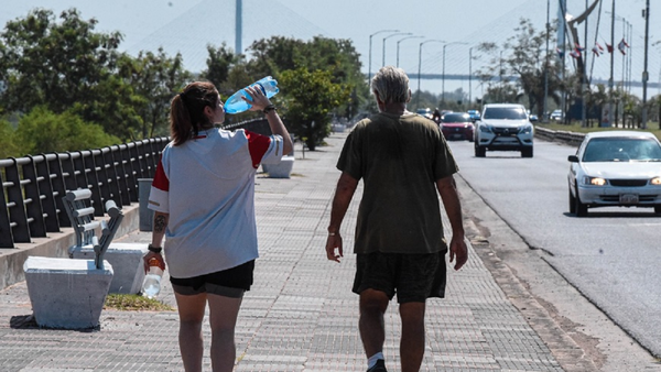 Meteorología prevé una semana muy calurosa y seca en Paraguay