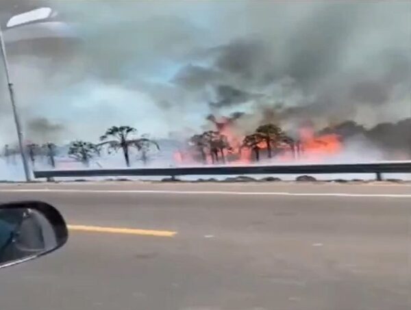 Más de 40 hectáreas afectadas por incendios en Luque - San Bernardino · Radio Monumental 1080 AM