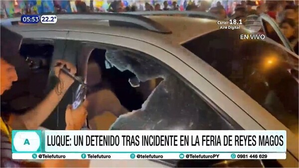 Ebrio y prepotente al volante atropelló barrera policial y fue reducido por ciudadanos