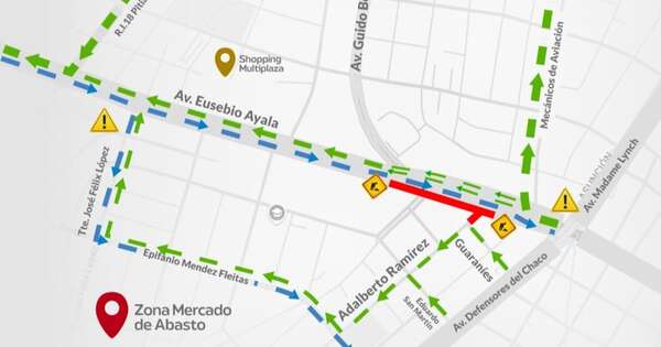 Diario HOY | Cierran un tramo de Eusebio Ayala desde esta siesta por dos meses