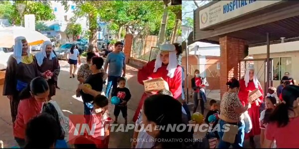 REYES MAGOS LLEVAN ALEGRÍA AL HOSPITAL REGIONAL DE ENCARNACIÓN - Itapúa Noticias