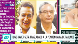 Hugo Javier será trasladado a Tacumbú