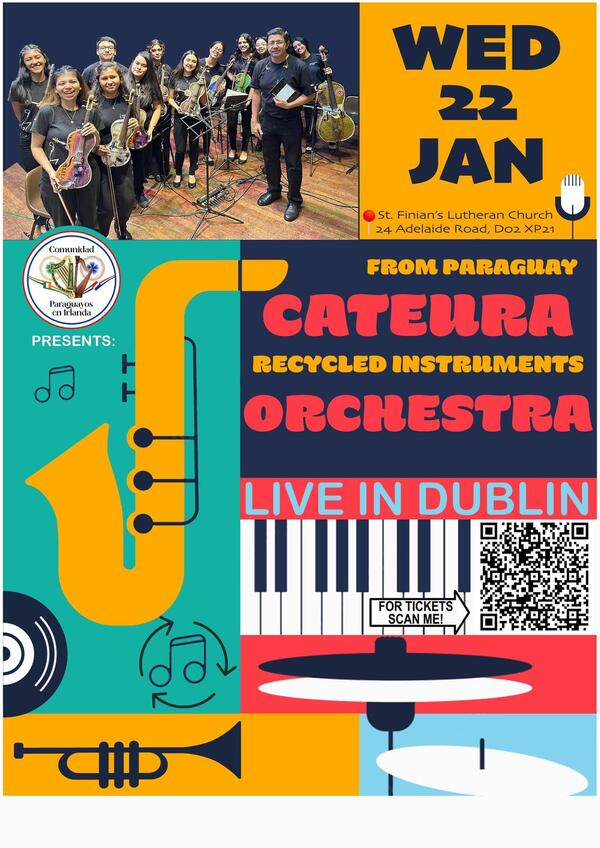 Orquesta de instrumentos reciclados se presenta en Dublín - Portal Digital Cáritas Universidad Católica