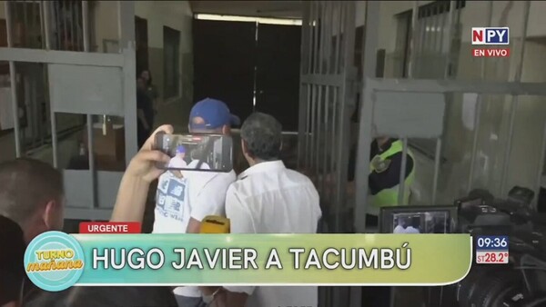Hugo Javier ya está en Tacumbú