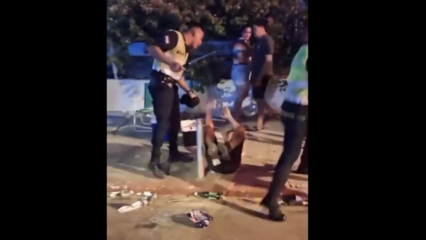 Fiesta Hawaiana en Pilar terminó en moquete