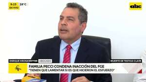 “No contestan, están en el secretismo absoluto”: abogado de los Pecci apunta a la Fiscalía - ABC Noticias - ABC Color