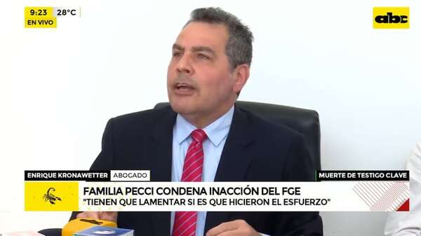 “No contestan, están en el secretismo absoluto”: abogado de los Pecci apunta a la Fiscalía - ABC Noticias - ABC Color