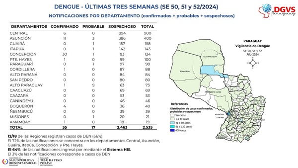 Alto Paraná mantuvo cero caso de dengue hasta las últimas tres semanas - La Clave