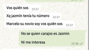 Encontró contacto de un tal “Pako” en celu de su novia y armó guyryry