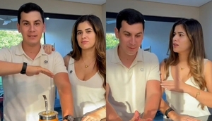 Emilia y su esposo casi terminan peleando en un vídeo - Teleshow