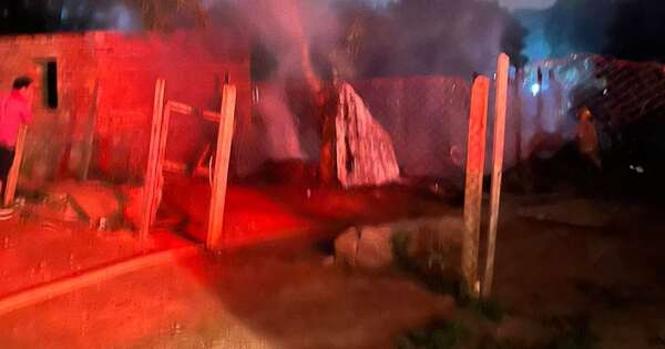 Diario HOY | Otro incendio consume una vivienda en Ciudad del Este