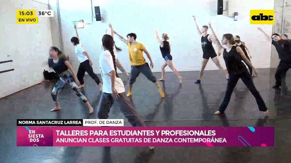 Talleres gratuitos de danza contemporánea: para aficionados y profesionales - Ensiestados - ABC Color