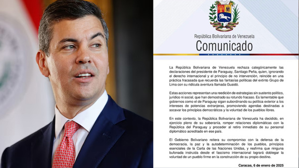 Venezuela rompe relaciones diplomáticas con Paraguay