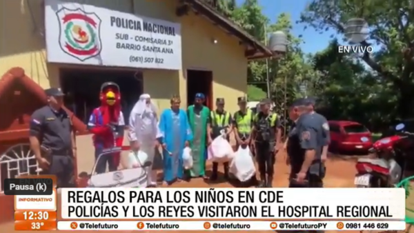 Regalos para los niños en Ciudad del Este
