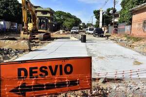 Eusebio Ayala, cerrada por 50 días: vecinos y comerciantes dicen que obras no avanzan - Nacionales - ABC Color