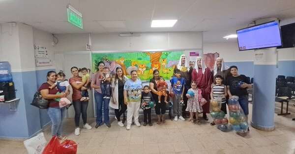 La Nación / Los Reyes Magos llegaron hasta los hospitales de Encarnación
