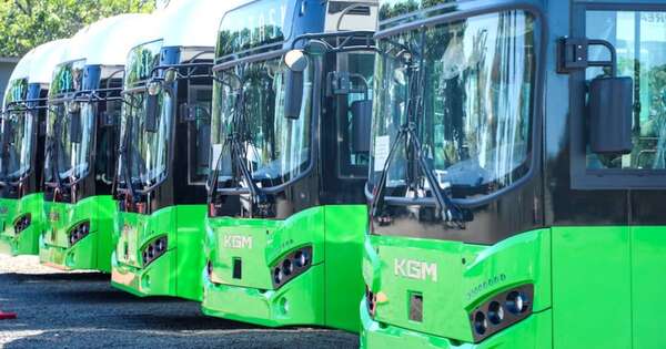 La Nación / Dan a conocer algunas rutas de los buses eléctricos