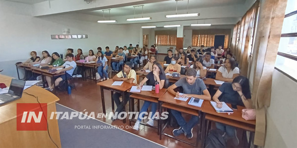 GRAN PARTICIPACIÓN EN INICIÓ DEL CURSILLO PARA BECAS ITAIPÚ EN LA UCI - Itapúa Noticias