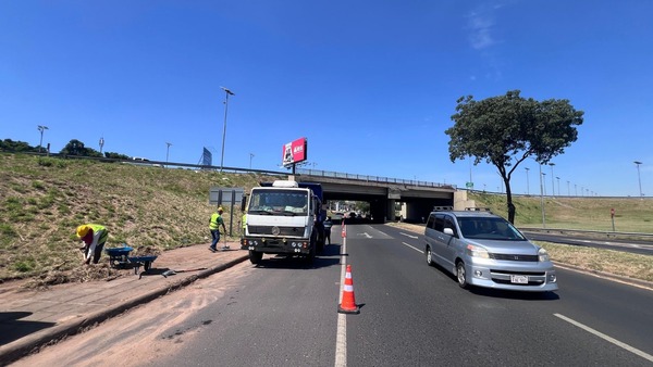 Comienzan los trabajos de reparación y mantenimiento en el viaducto Ñu Guasu y el túnel Semidei - ADN Digital