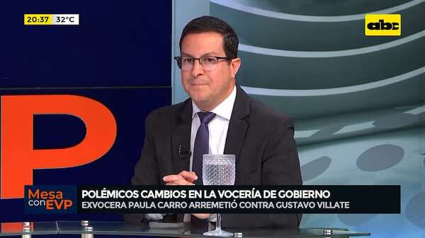 “El que toma las decisiones es Santiago Peña”: vocero niega influencia de Cartes en el gobierno - Mesa de Periodistas - ABC Color