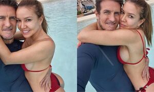 (GALERÍA) ¡Dallys Ferreira peló cuerazo por su aniversario en pareja!