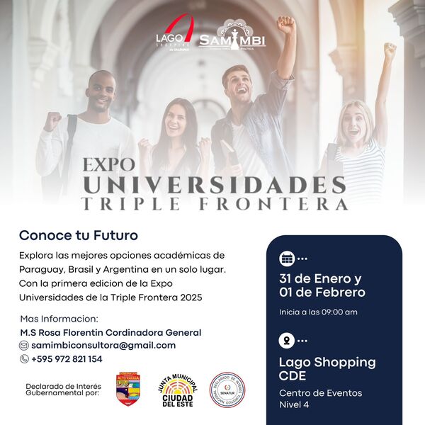 Expo Universidades de la triple frontera llega al Lago Shopping - La Clave