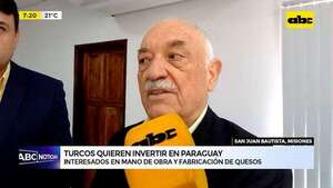Misiones: Empresarios turcos quieren invertir elaboración de quesos  - ABC Noticias - ABC Color