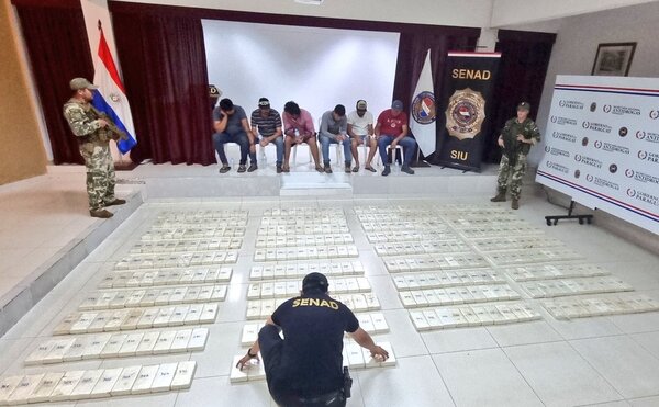 Imputados tras incautación de 450 kilos de cocaína no podrán disponer de cuentas