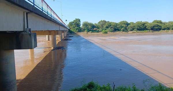 La Nación / Repunta el caudal del río Pilcomayo y preparan próximas obras