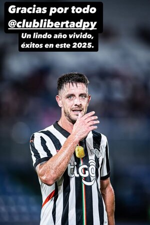 Alejandro Silva se despidió del club Libertad - Unicanal