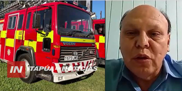 NUEVO CAMIÓN HIDRANTE PARA LOS BOMBEROS DE CARLOS ANTONIO LÓPEZ - Itapúa Noticias