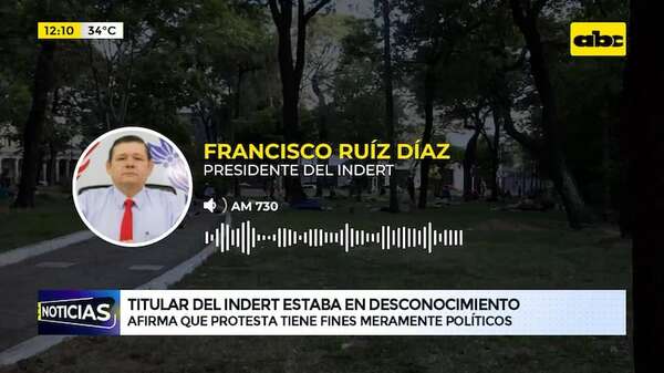 Desalojan a manifestantes de la Plaza Uruguaya: titular de Indert se desmarca de ocupación - ABC Noticias - ABC Color