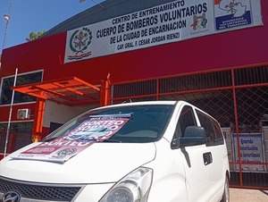 Bomberos Voluntarios de Encarnación "Azules" continúan con la venta de su rifa anual para recaudar fondos