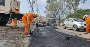 La Nación / Por obras cerrarán una calzada de Mcal. López en zona de ciclovía de San Lorenzo