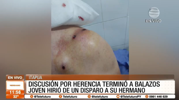 Discusión por herencia terminó a balazos