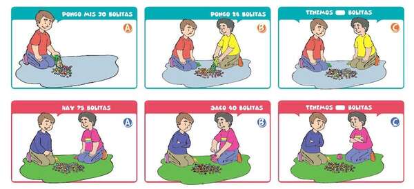 Aplica la suma y resuelve estos problemas - Matemática Primer Ciclo - ABC Color