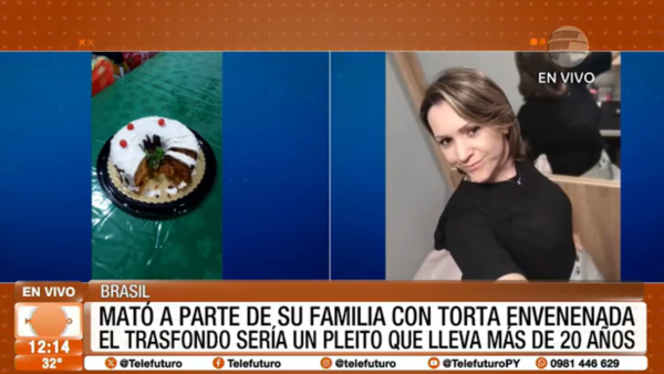 Mató a parte de su familia con una torta envenenada