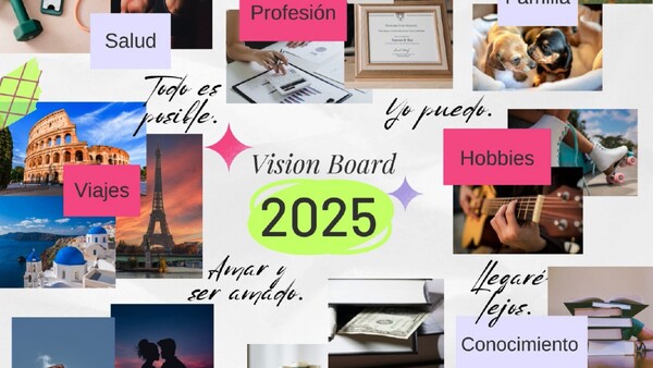 Una Vision Board para un exitoso 2025