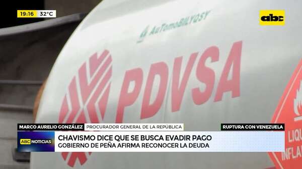 Video: Gobierno de Peña reconoce deuda con PDVSA tras acusación de ministro venezolano - ABC Noticias - ABC Color