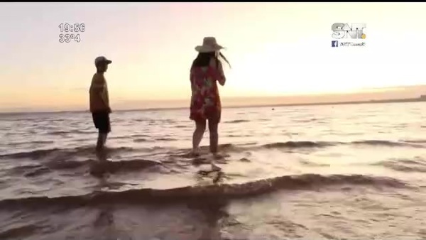 Atardecer en la playa Pacú Cuá - SNT